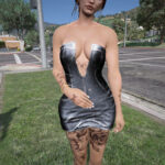 Denim Dress for MP Female3