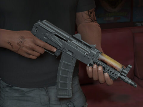 EFT aks-74u costum [Animated] V1.0