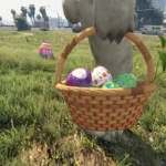 Easter Basket and Easter Eggs