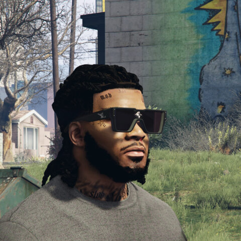 Edited Slim Beard For Franklin – GTA 5 mod