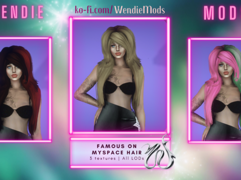 FAMOUS ON MYSPACE Hair for MP Female 1.0