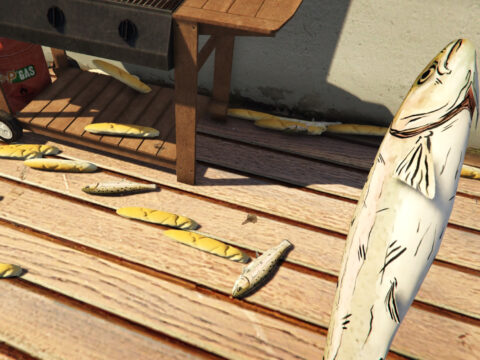 Fish/Bread/Sandwich [Weapon Replace] or [Add-on Prop]