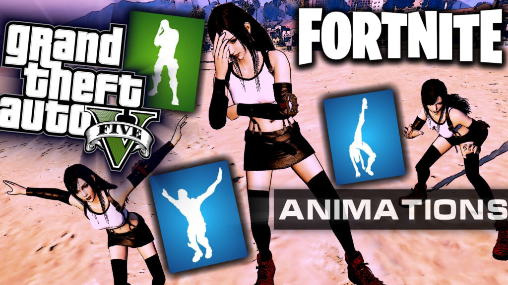 Fortnite Emotes in GTA 5 1.0