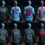 HellStar Graphic Tee's Pack For MP Males V1.0