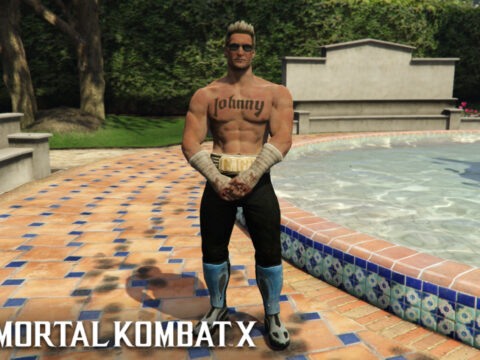 Johnny Cage klassic - Mortal Kombat X [Add-On Ped] V1.0
