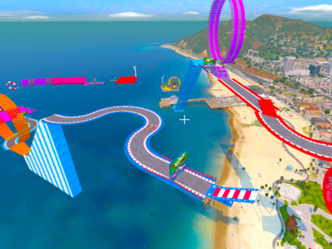 Maga Ramp Stunt Challenge (Bike, Super Car, Boat)