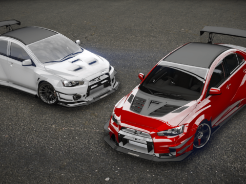 Mitsubishi Lancer Evolution X Final Edition [Add-On / Replace | FiveM | 270+ Tuning | Template] V1.0
