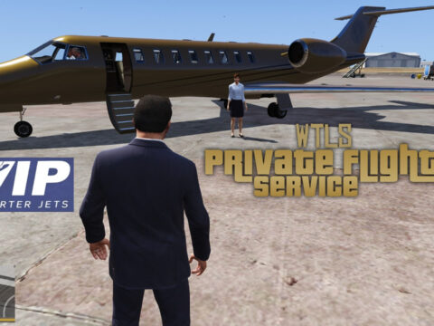Private Flight Service (Private Jet as Passenger)