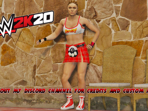 WWE 2K20 | Ronda Rousey [Add-On Ped]