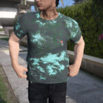 Rose Embrodiery T-Shirt for MP Male 1.05