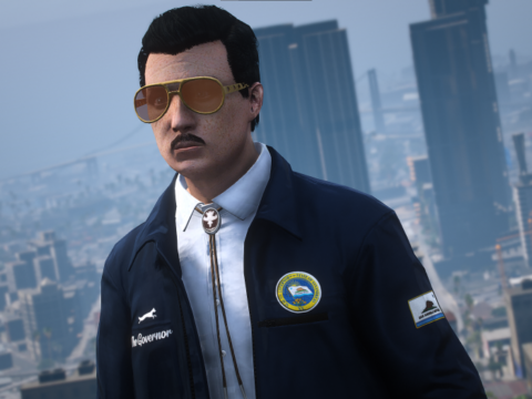 San Andreas Governor Jacket (MP Male & Female) V1.0