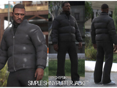 Simple Shiny PufferJacket [MP Male]