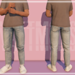 Skinny straight jeans for MP Male 1.0