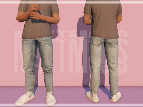 Skinny straight jeans for MP Male 1.0