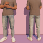 Skinny straight jeans for MP Male 1.02