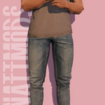 Skinny straight jeans for MP Male 1.05
