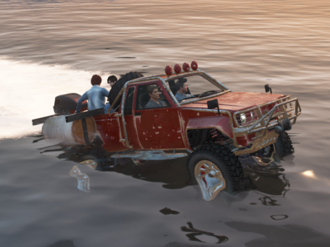 Technical Aqua 4 seater no turret [add-on] [FiveM] V1.1