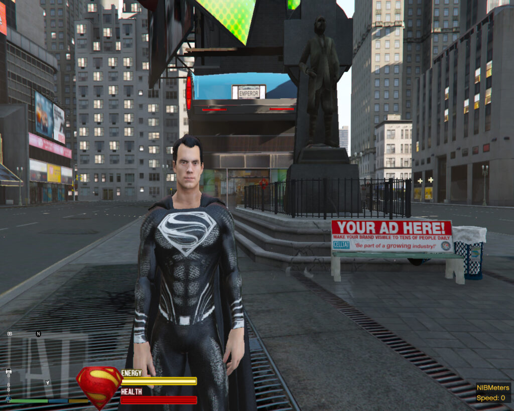 Ultimate Superman Black suit