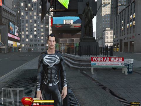 Ultimate Superman Black suit