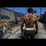 philly v2 premade tattoo skin for MP Male2