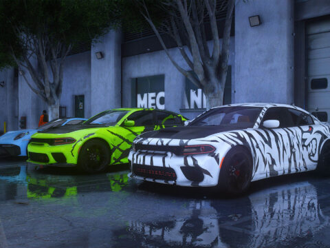 Vonteonekay's 2021 Dodge Charger Hellcat Redeye Widebody "Hermes/Zebra Cat"