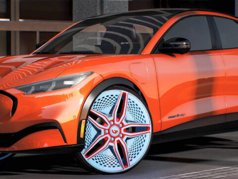 2021 Ford Mustang Mach-E on 26s Forgi EVs