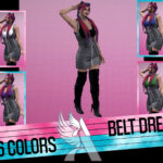 Belt Dress - MP Female - Textures