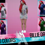 Billie Dress - MP Female - Textures