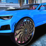 Chevrolet Camaro ZL1 Convertible On 32 Inch Dubs
