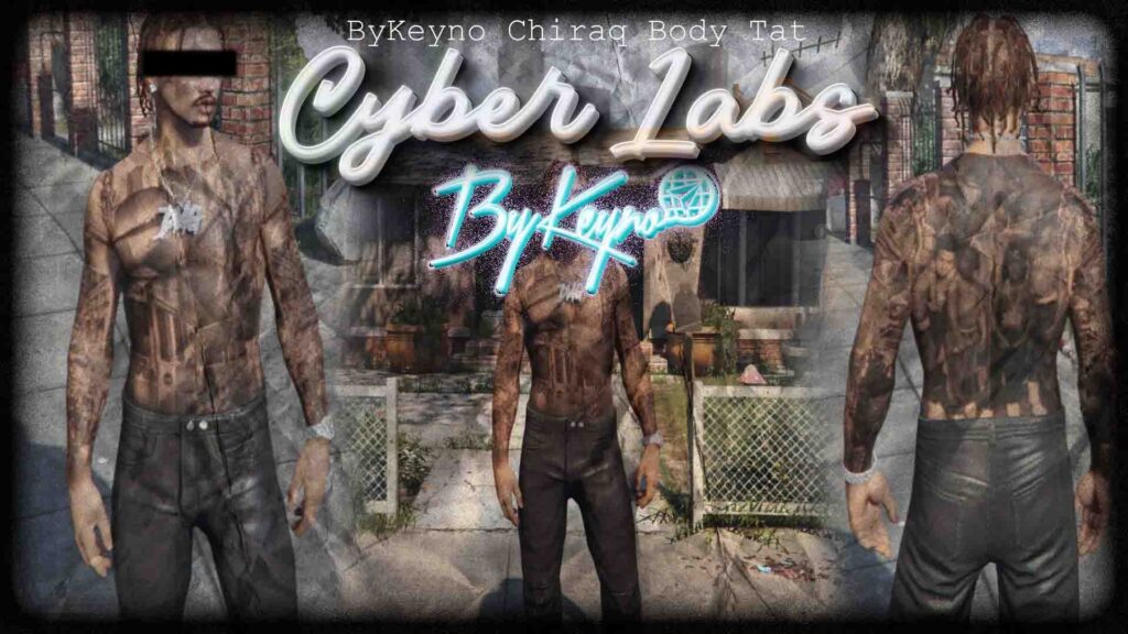 Chiraq Body Tattoo for MP Male 1.0