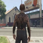 Chiraq Body Tattoo for MP Male 1.03