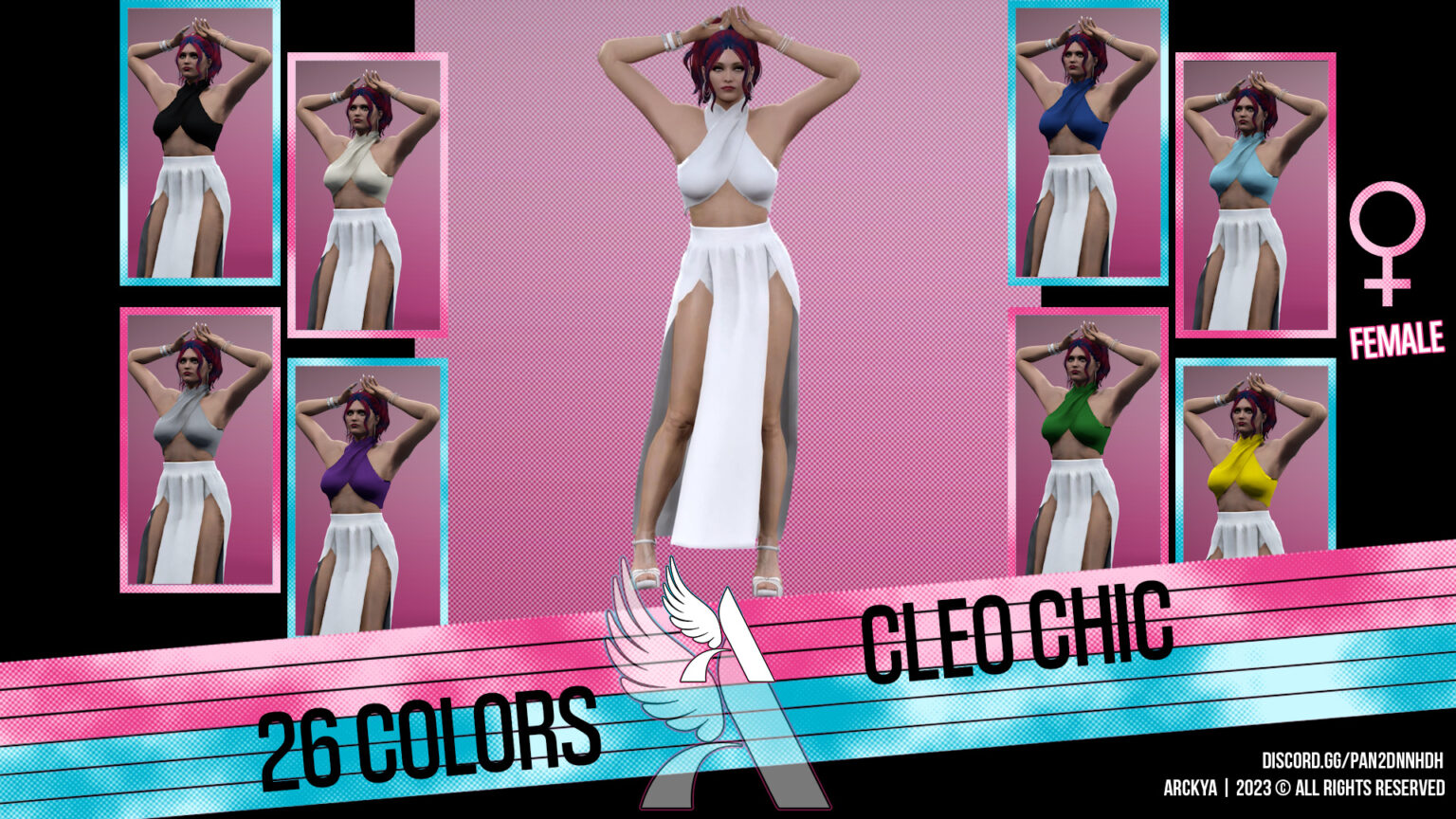 Cleo Chic - MP Female - Textures – GTA 5 mod