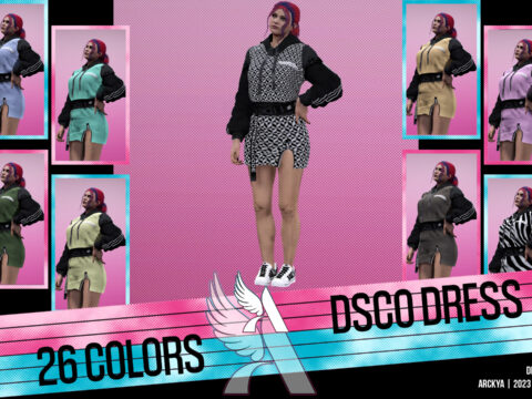 DSCO Dress - MP Female - Textures