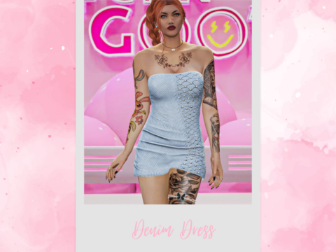Denim Dress for MP Female