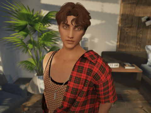 Fluffy Hair for MP Male 1.0
