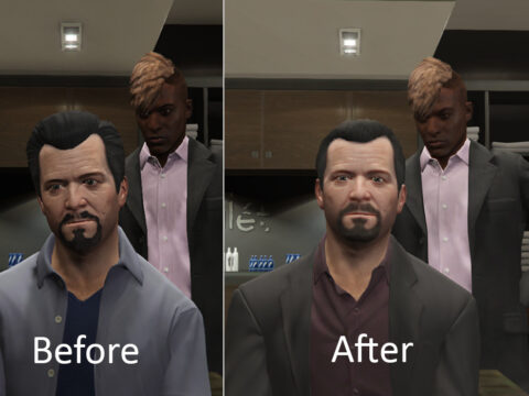 Full Goatee beard for Michael (to solve the problem)