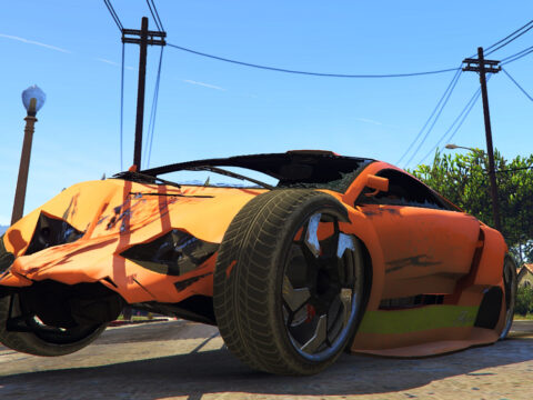 GTA IV Vehicle Damage Handling Deformation