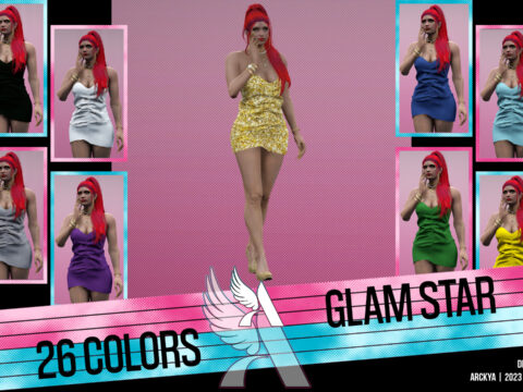 Glam Star - MP Female - Textures