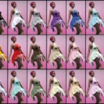 Glitter Dress - MP Female - Textures2