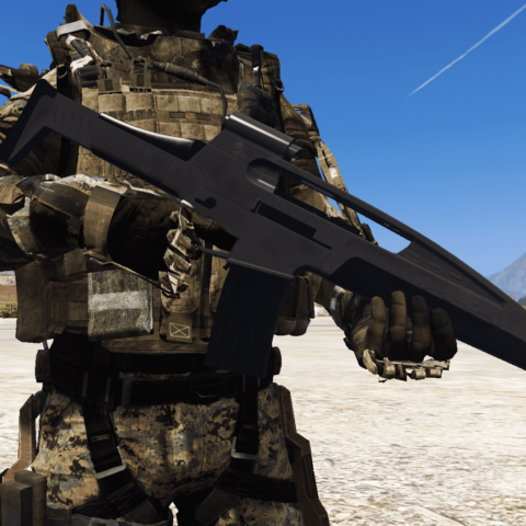 Heckler & Koch XM8 (Replace) SP V1.0 – GTA 5 mod