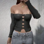 Knit Crop Top for MP Female