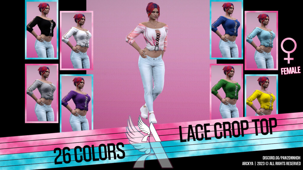 Lace Crop - Mp Female - Texture – GTA 5 mod