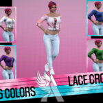 Lace Crop - Mp Female - Texture