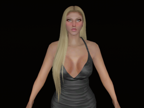 Long Hair for MP Female 1.0