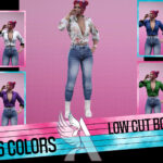 Low Cut Bombers - MP Female - Textures