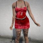 Pregnancy Belly Chain Dress for MP Female