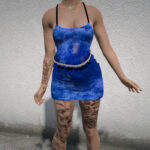Pregnancy Belly Chain Dress for MP Female2