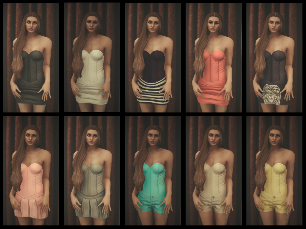 Recolored corset and skirt with tights for MP female 2.0