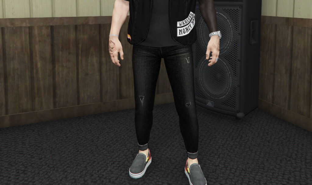 Rolled Up Skinny Jeans | High Quality | MP Male | 8 x Colours [Add-on | Replace | Fivem] V1.0