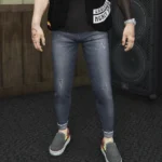 Rolled Up Skinny Jeans | High Quality | MP Male | 8 x Colours [Add-on | Replace | Fivem] V1.0